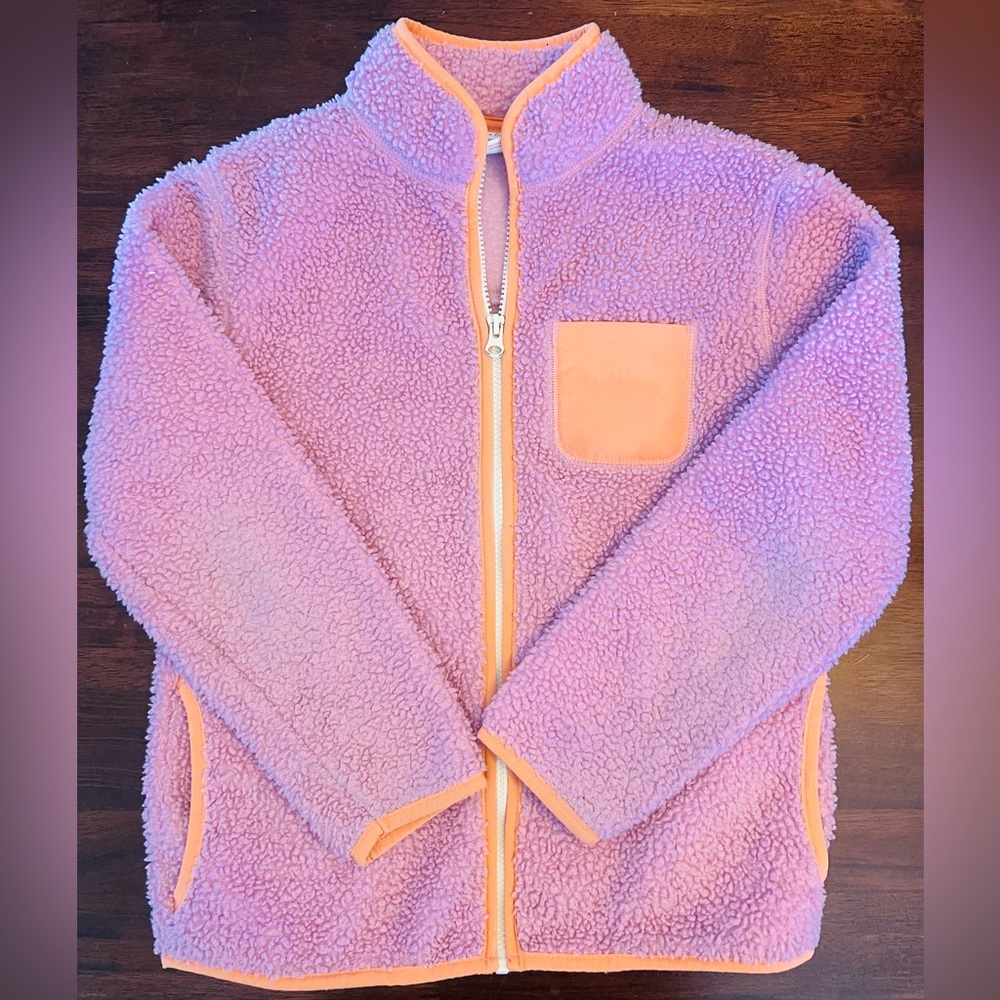 Cat & Jack Pink and Orange Fleece Jacket